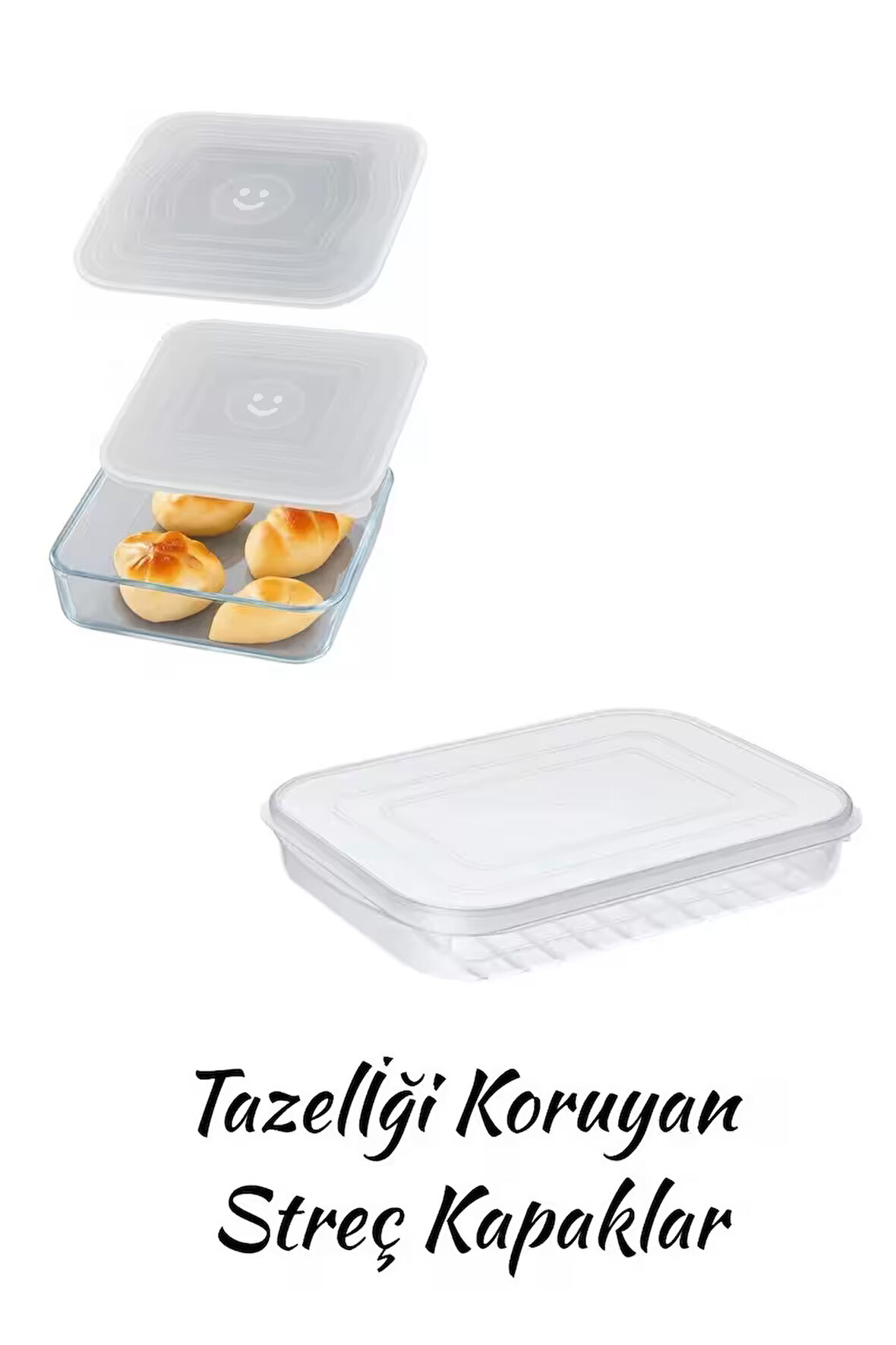 Silikon 2 Boy Kare Borcam Kapağı ve Silikon Dikdörtgen Borcam Kapağı