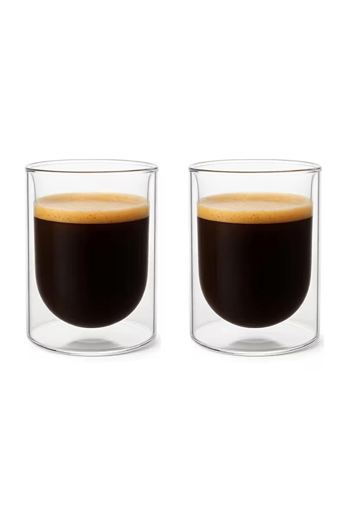 Çift Cidarlı Cam, Kahve, Latte, Espresso, Meşrubat 250 ml Bardak Seti 2 Adet 2127