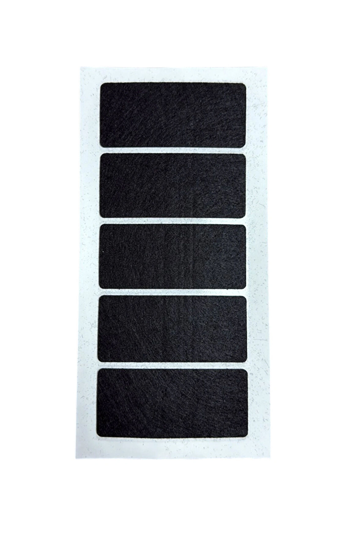 Siyah 5 Adet 4*9 Cm Yapışkanlı Sandalye, Masa, Koltuk Altı Parke Koruma Keçesi