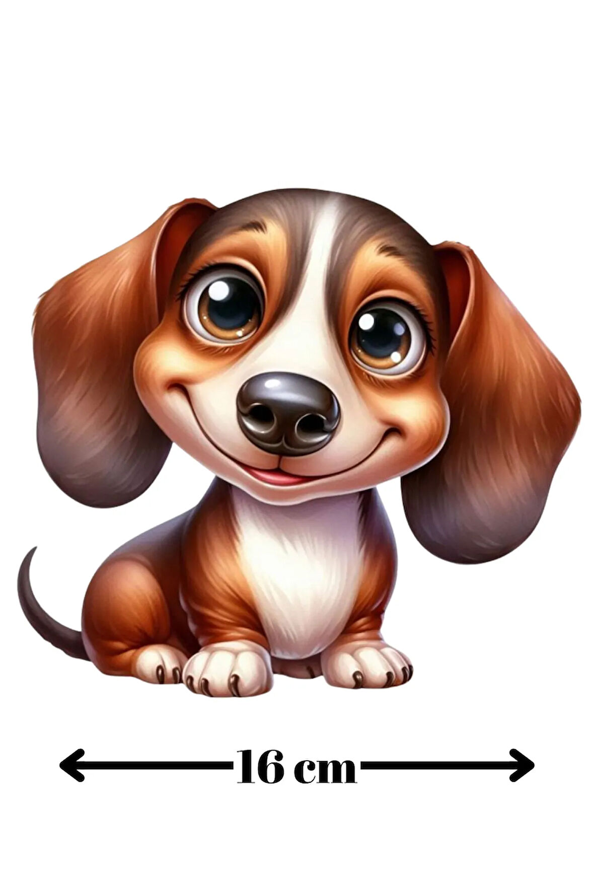Kalpli Yavru Köpek Çocuk Odası Duvar Stickerı
