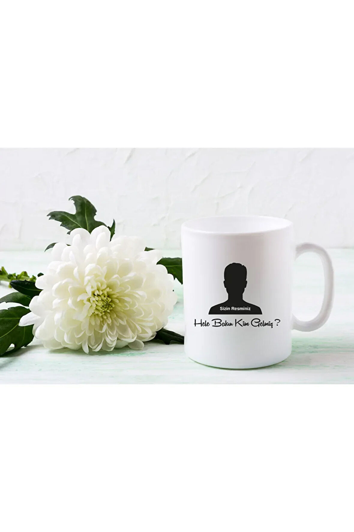 Hele Bakın Kim Gelmiş Yazılı - Kişiye Özel Kupa Bardak