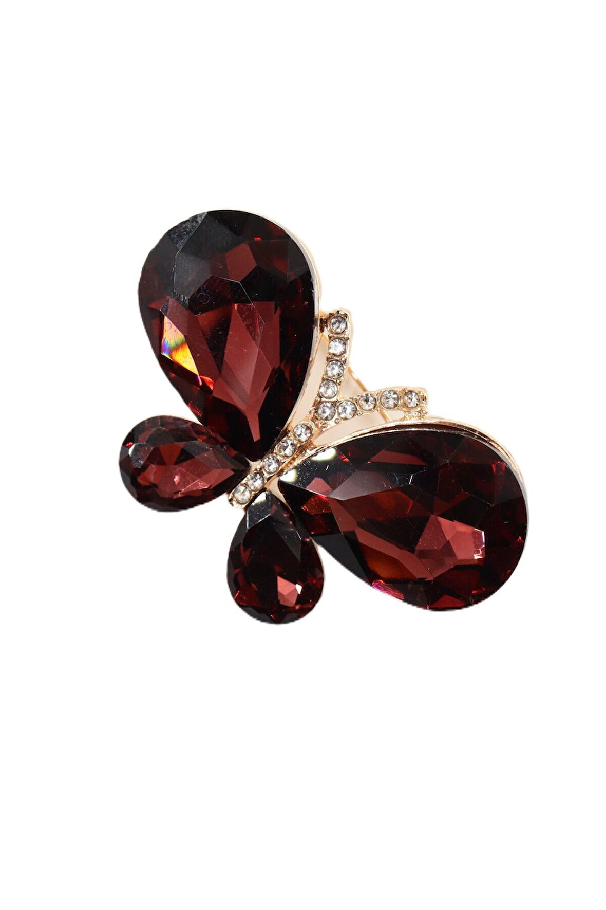 Yakut taşlı kelebek broş. Yaka iğnesi kelebek broş. Taşlı broş. Kadın broş. Broş. Kelebek broş.