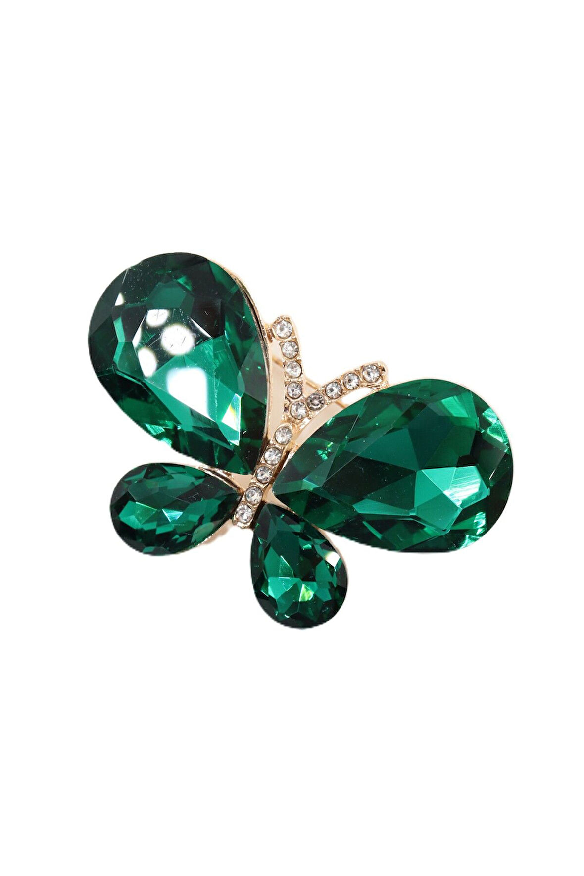 Zümrüt kelebek broş. Yaka iğnesi yeşil zümrüt kelebek broş. Zümrüt broş. Kadın broş. Kelebek broş.