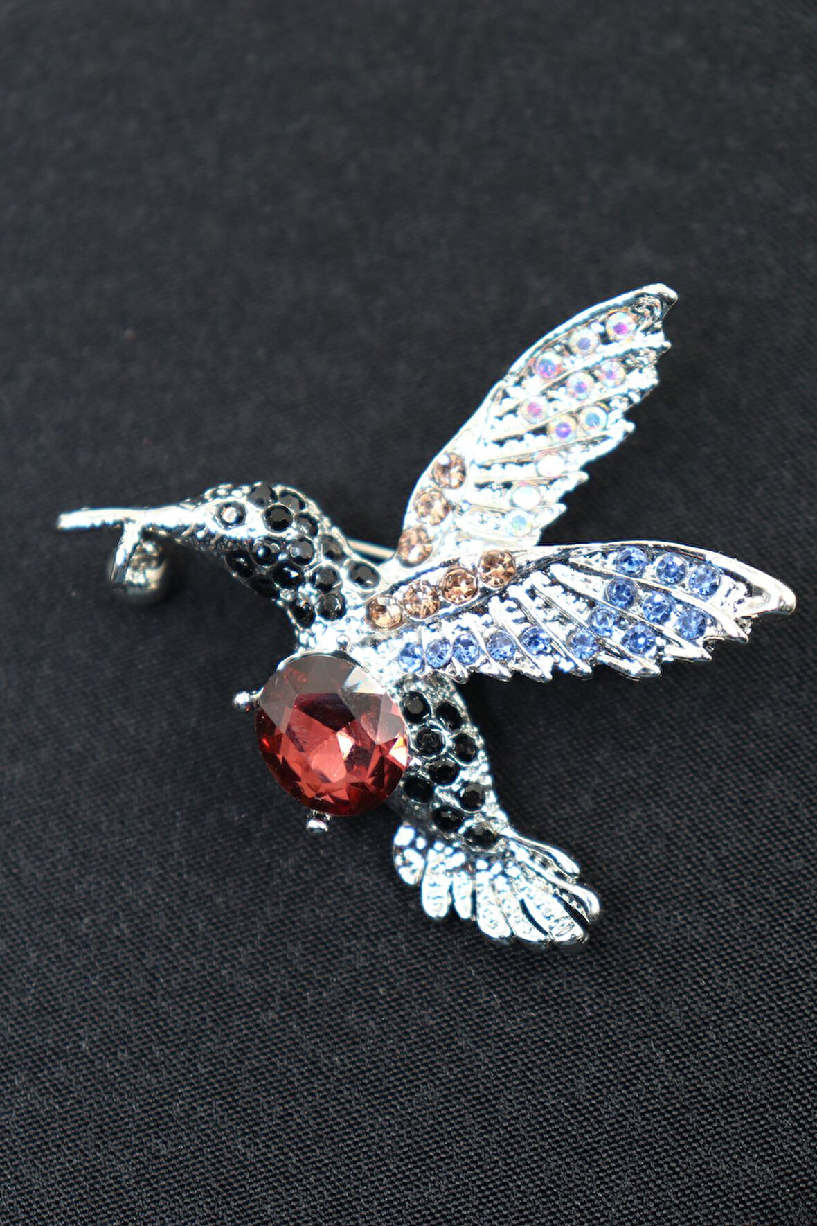 Arı Kuşu Broş. Elmas Taşlı Tasarım Arı Kuşu Broş. Yaka Iğnesi Broş. Kadın Broş. Erkek Broş.