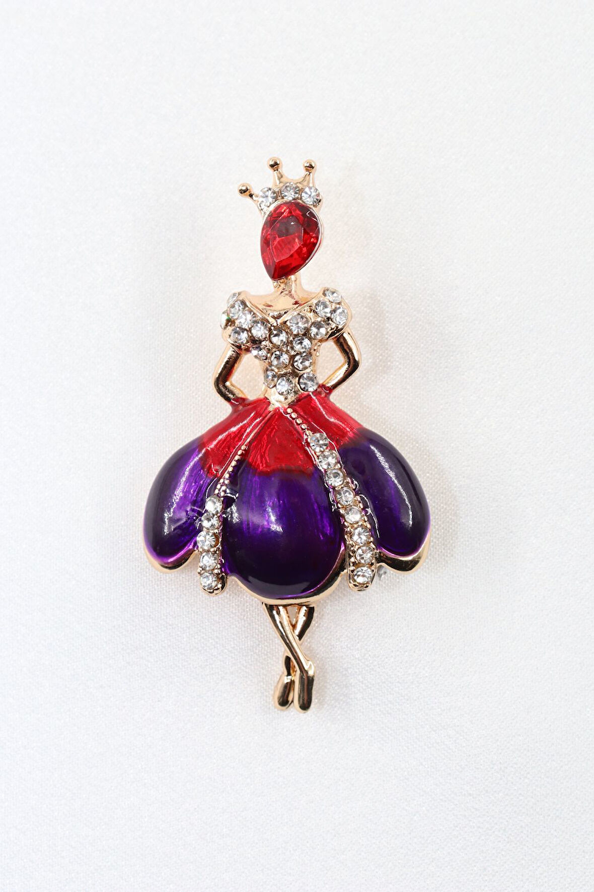 Kraliçe Broş. Kadın Yaka Iğnesi Broş. Kraliçe Taşlı Broş. Kadın Broş. Gold Broş.