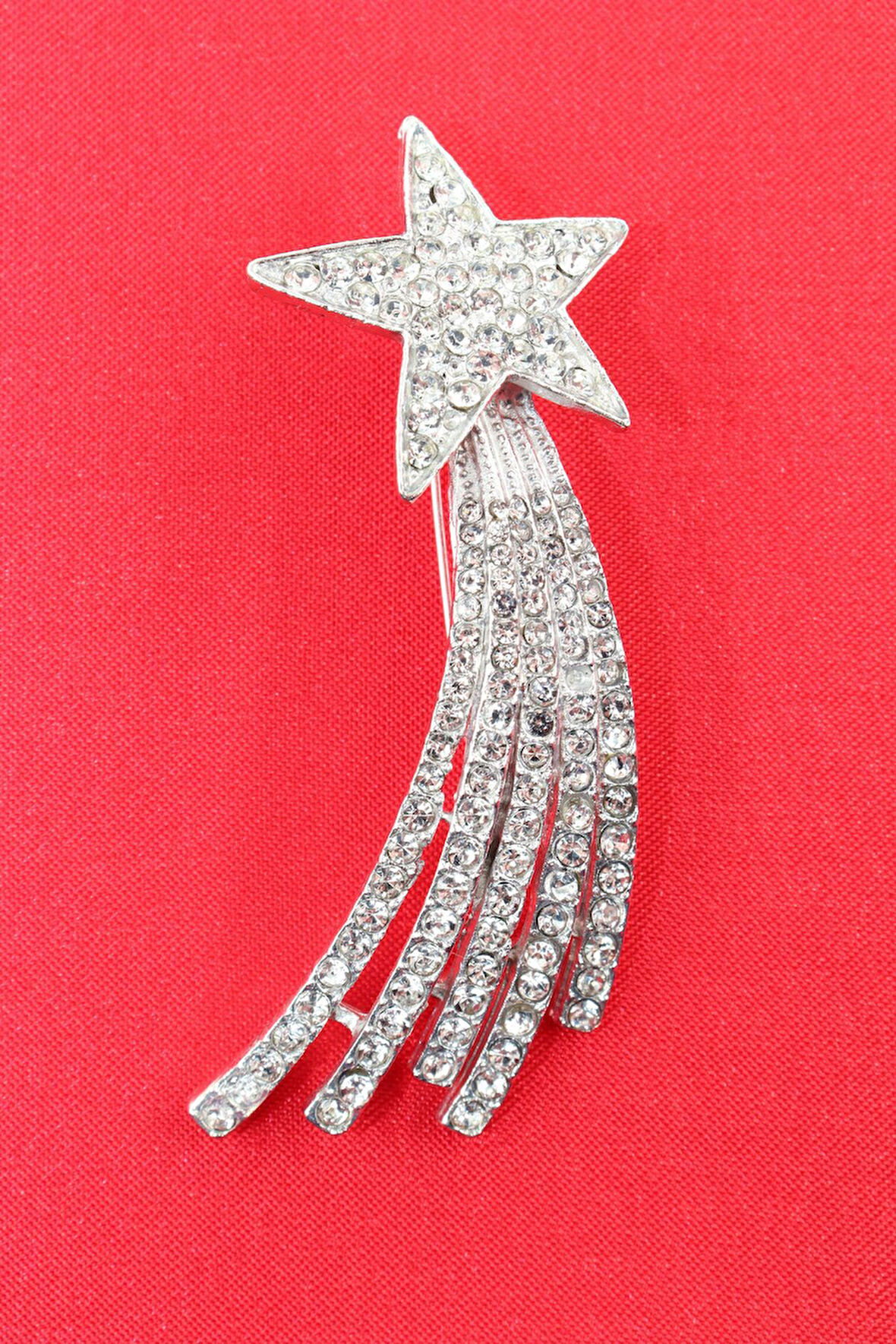 Kayan Yıldız Broş. Yaka Iğnesi Broş. Yıldız Broş. Taşlı Broş. Kadın Broş. Erkek Broş. Gümüş Broş