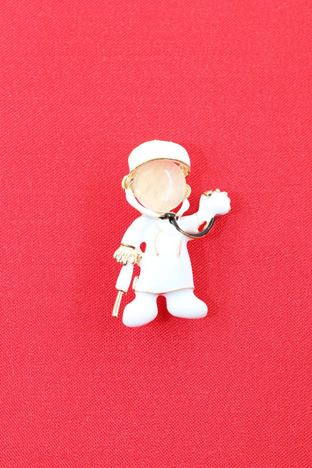 Doktor Broş. Taşlı Tasarım Doktor Broş. Yaka Iğnesi Broş. Erkek Broş. Broş.