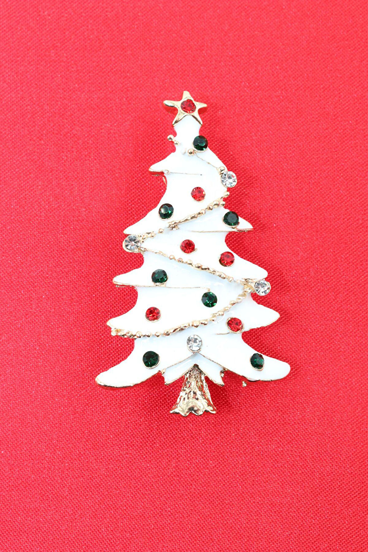 Yeni Yıl Ağacı Broş. Taşlı Tasarım Broş. Yaka Iğnesi Broş. Noel Ağacı Broş. Kadın Broş. Broş.