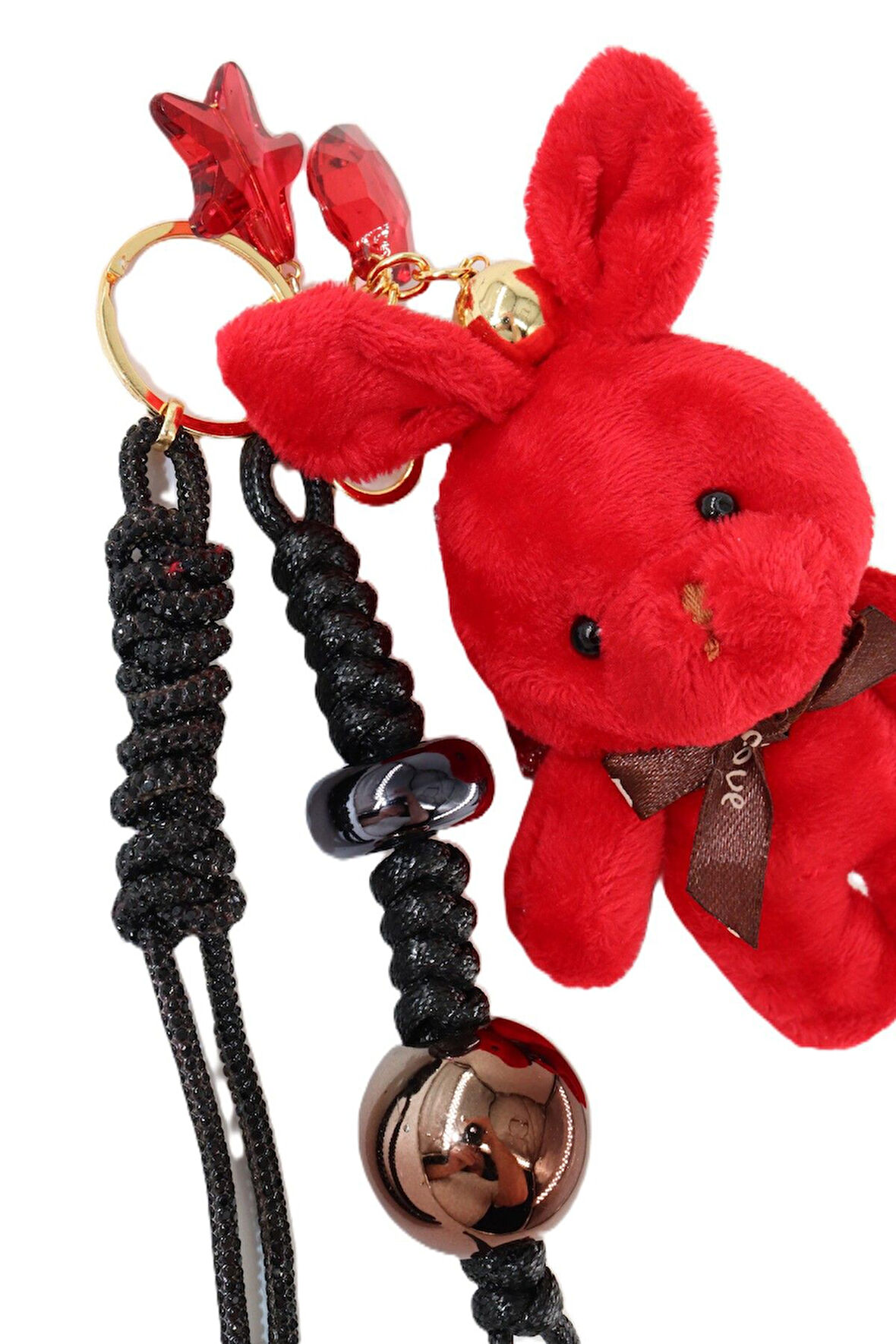 Anahtarlık Çanta Charm. Ayna Süsü. Çanta Aksesuarı. Anahtarlık Peluş Tavşan Örme Ip Çanta Charmı.