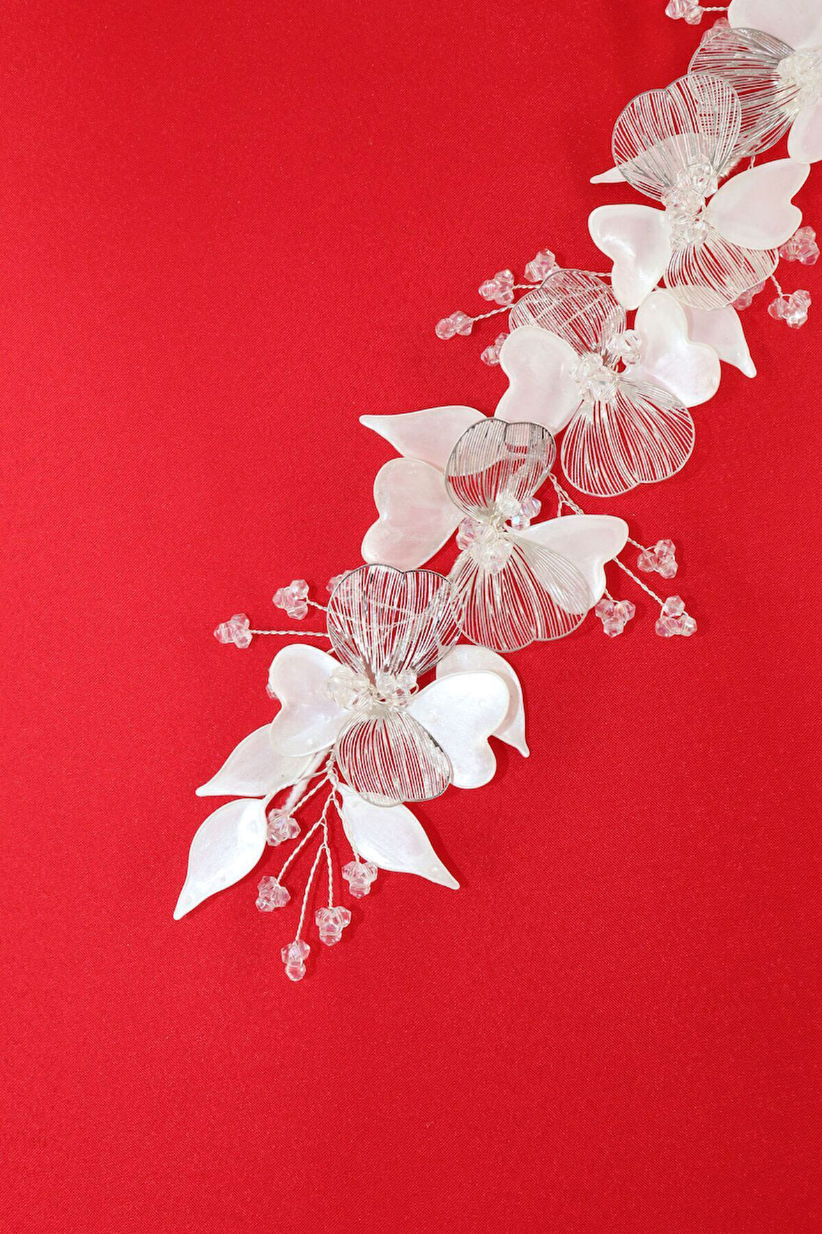 Helen Porselen Gelin Tacı Saç Aksesuarları Nişan Söz Nikah Kına Saç Aksesuarları Saç Aksesuarı Gelin