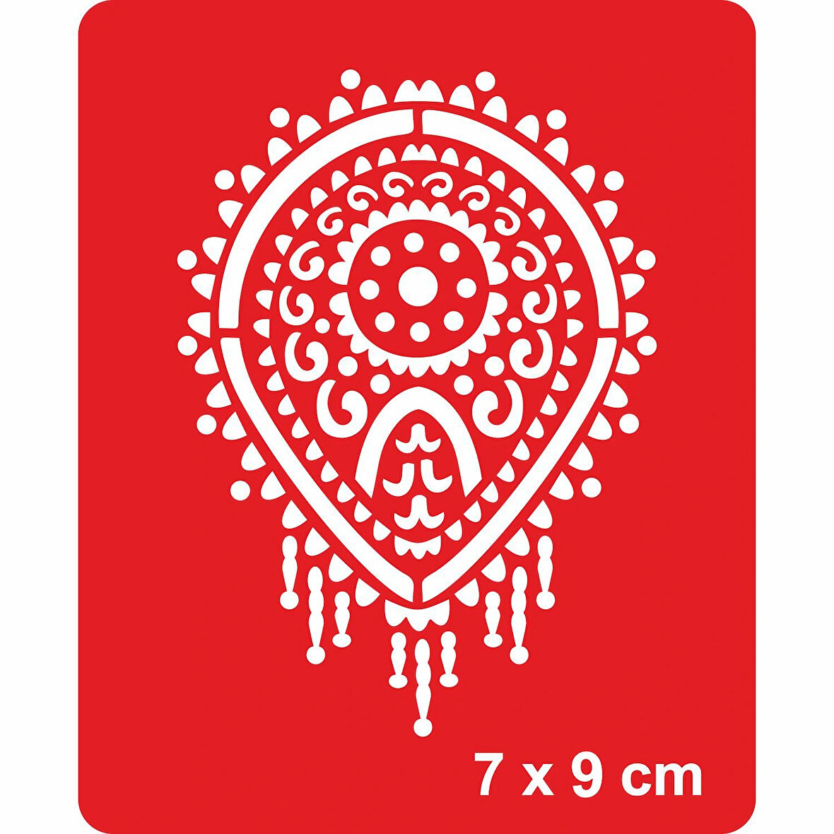 Mandala 361 Tattoo Geçici Dövme Şablonları Kına Kalıpları