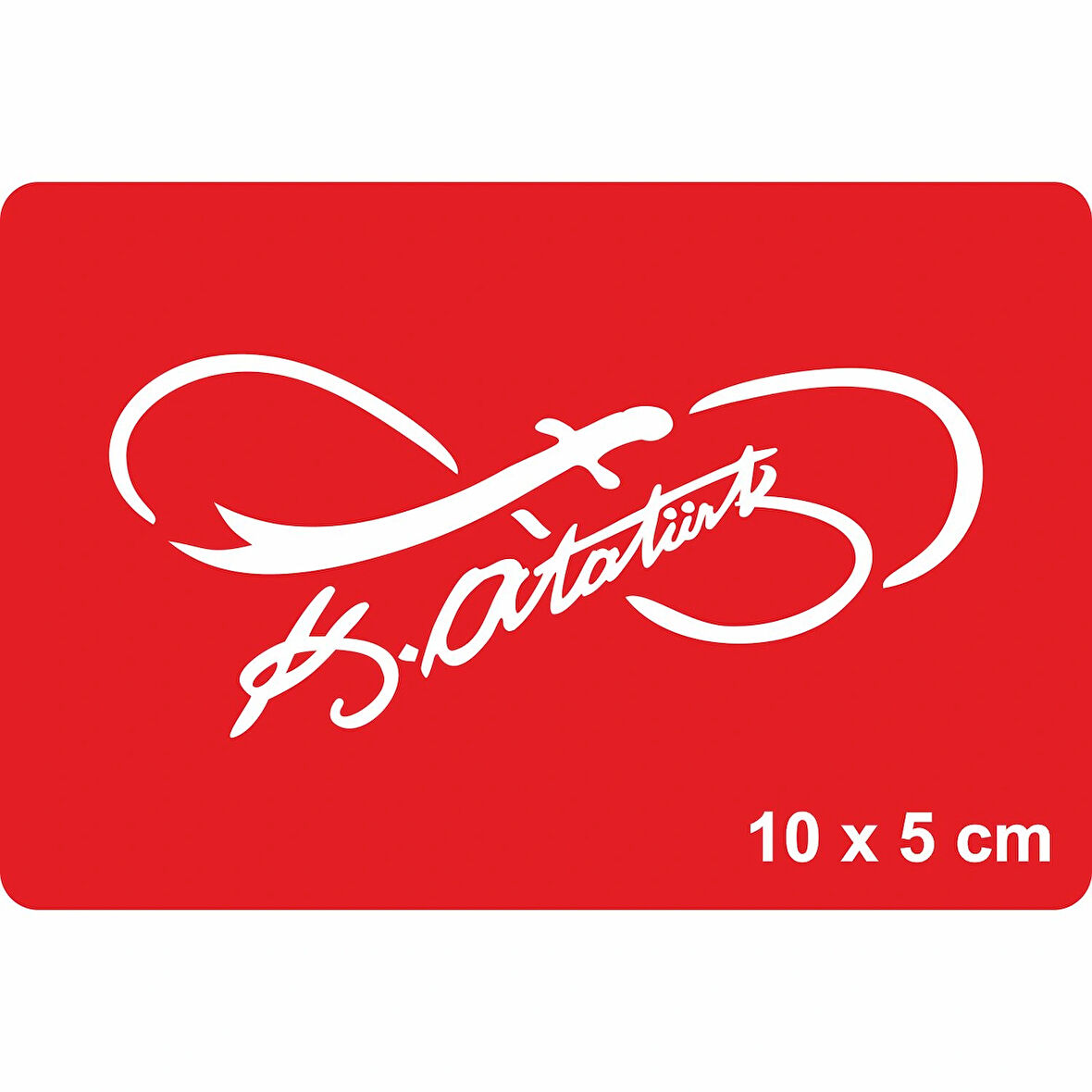 Atatürk İmzası-4 Tattoo Geçici Dövme Şablonları Kına Kalıpları