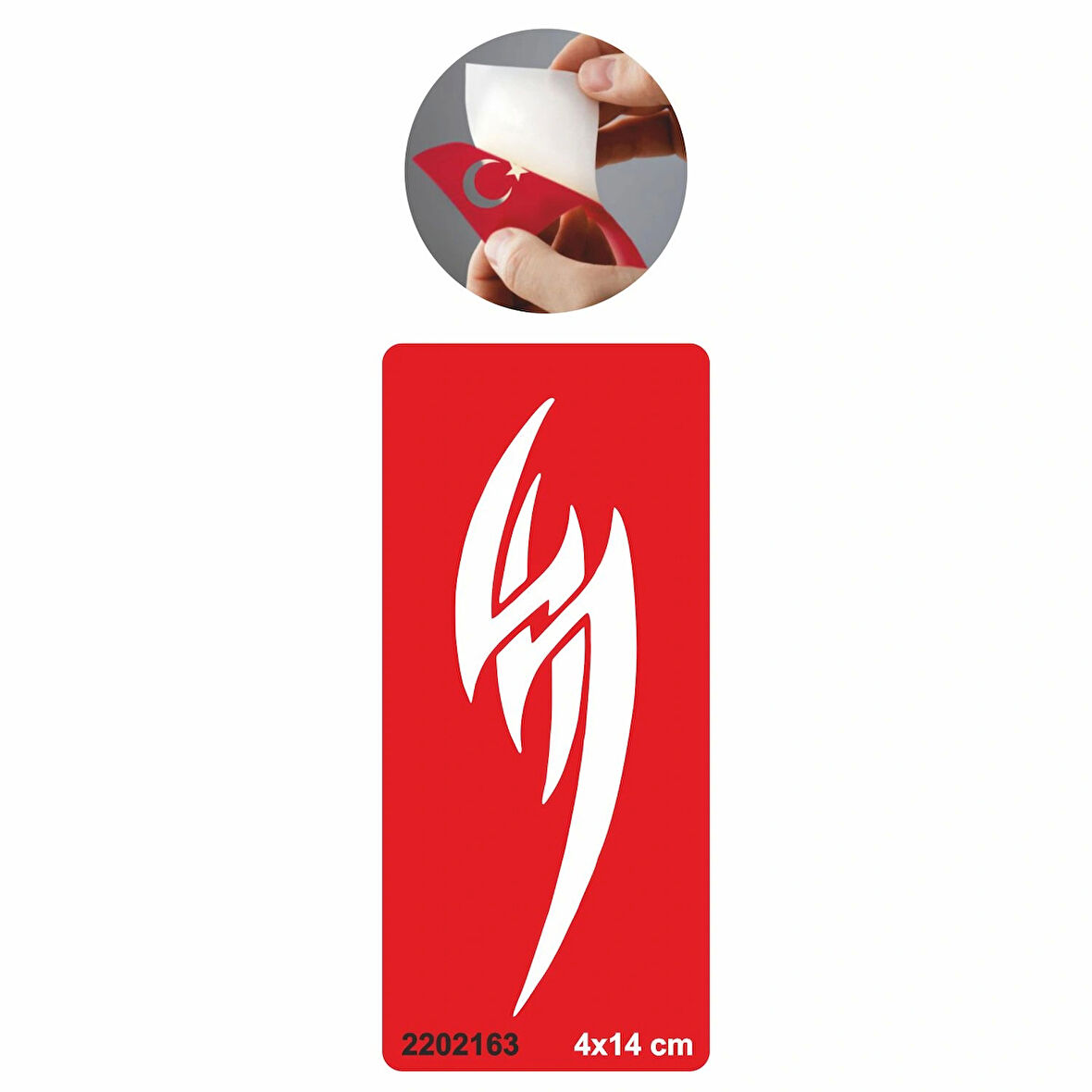 Tribal  Büyük Şimşek Tattoo Geçici Dövme Şablonları Kına Kalıpları