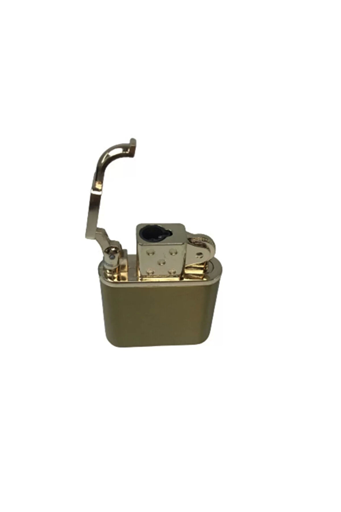 Ibikli Gazlı Metal Turbo Çakmak Gold