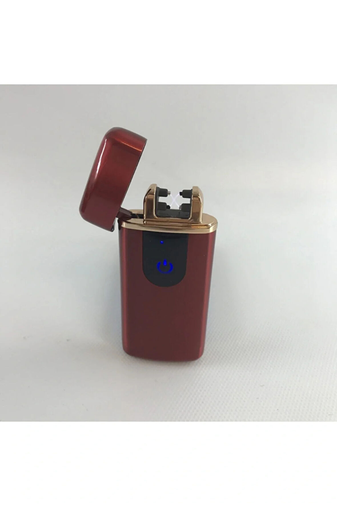 Elektronik Alevsiz Çakmak Usb Şarjlı Dokunmatik Led Ekran