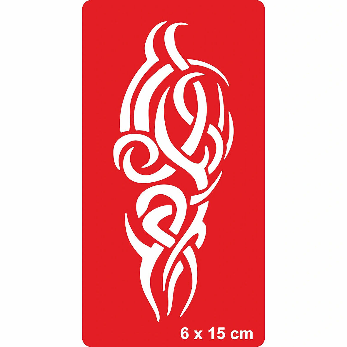 Tribal 209 Tattoo Geçici Dövme Şablonları Kına Kalıpları