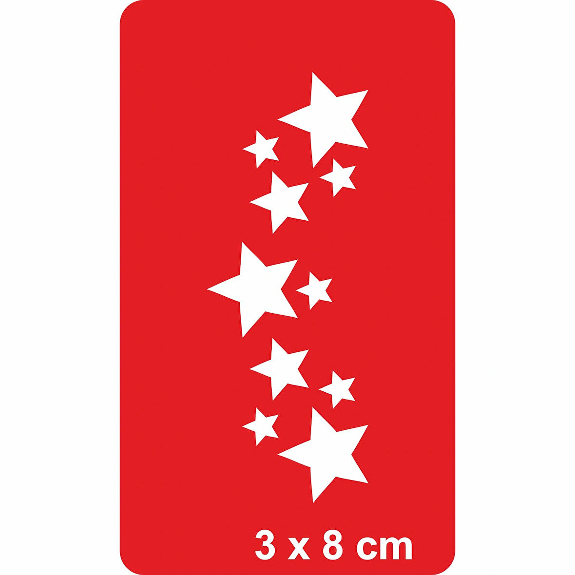 Kayan Yıldızlar Tattoo Geçici Dövme Şablonları Kına Kalıpları