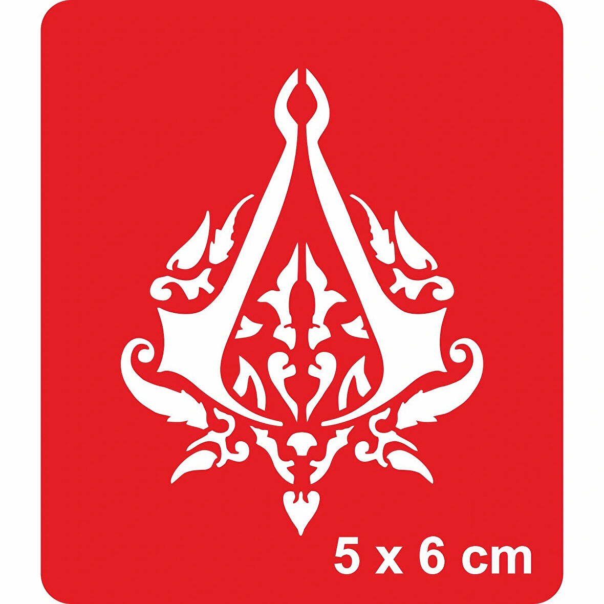 Türk Ajanı Tattoo Geçici Dövme Şablonları Kına Kalıpları