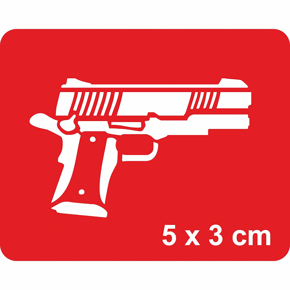 Beretta 2 Tabanca  Tattoo Geçici Dövme Şablonları Kına Kalıpları