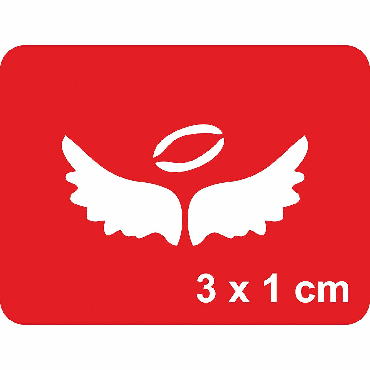 Minik Melek Kanatları Tattoo Geçici Dövme Şablonları Kına Kalıpları