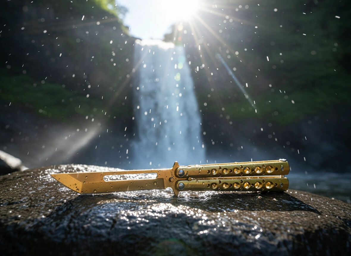 AlsepeteAvm Gold Delikli Tanto Kamp Çakısı