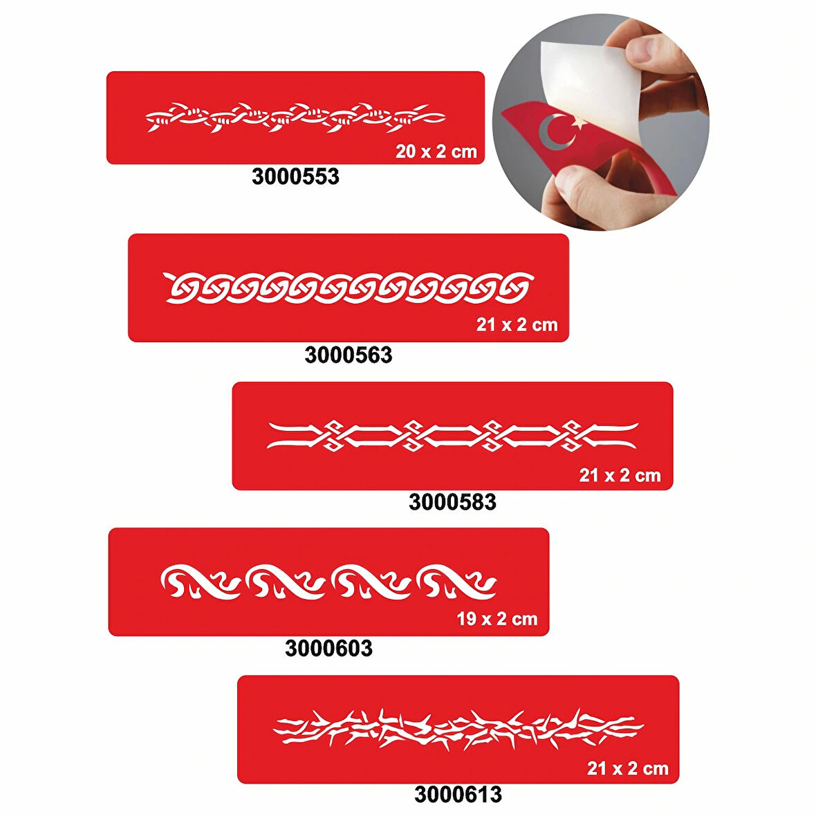 Kol Modelleri 5'li Set Geçici Dövme Kına Şablonu
