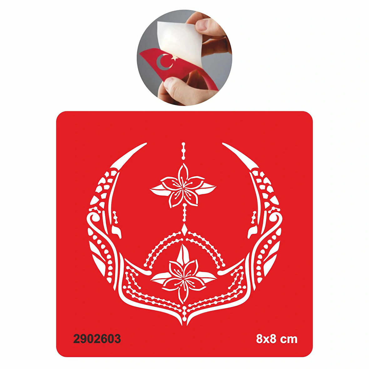 Yaşamın Sembolü Lotus Tattoo Geçici Dövme Şablonları Kına Kalıpları