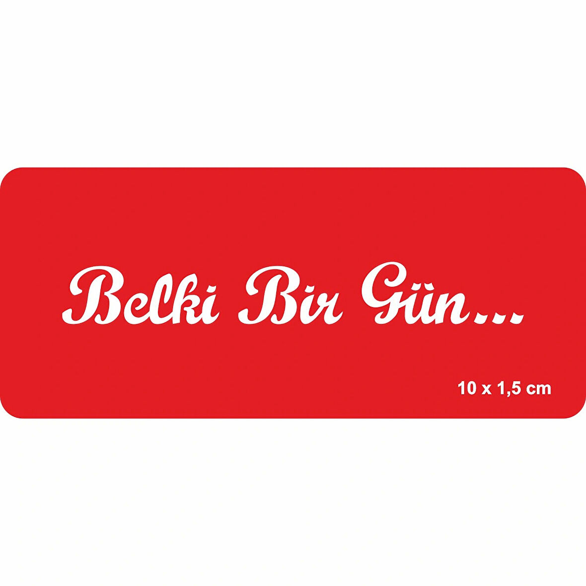 Belki Bir Gün Tattoo Geçici Dövme Şablonları Kına Kalıpları