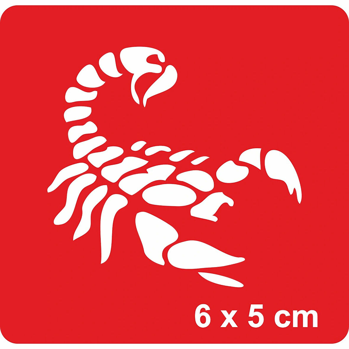 Klasik Akrep Tattoo Geçici Dövme Şablonları Kına Kalıpları