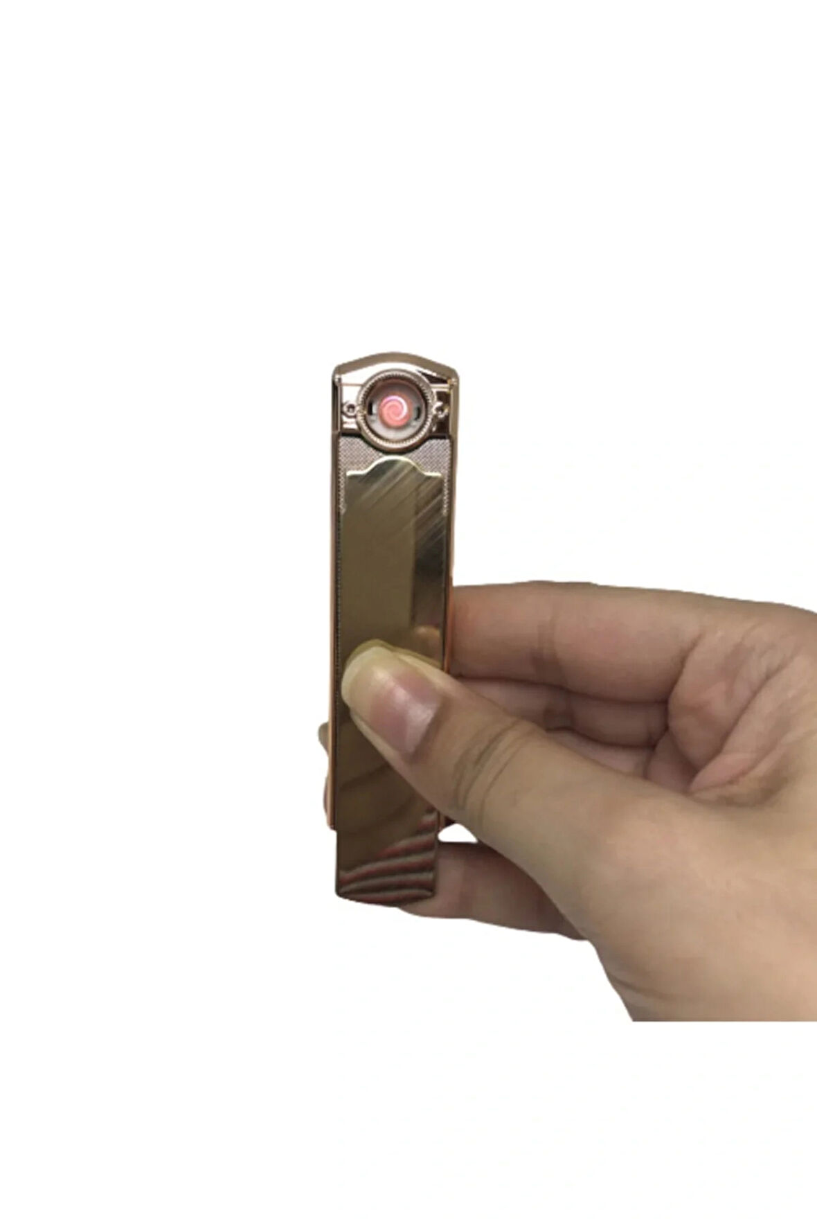 Alevsiz Usb Şarj Edilebilir Çakmak Şarjlı Usb Kızaklı Çakmak