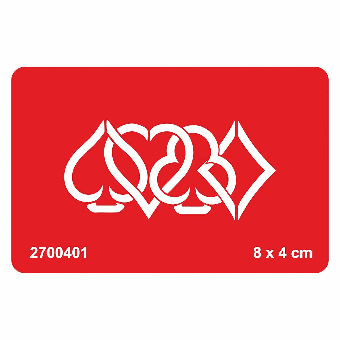 İskambil Tattoo Geçici Dövme Şablonları Kına Kalıpları