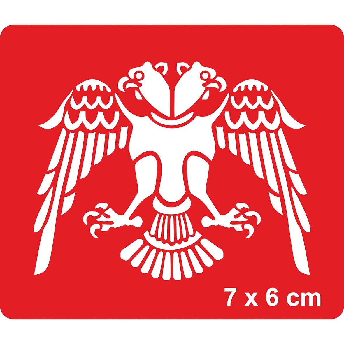 Anadolu ve Selçuklu Çift Başlı Kartalı Tattoo Geçici Dövme Şablonları Kına Kalıpları