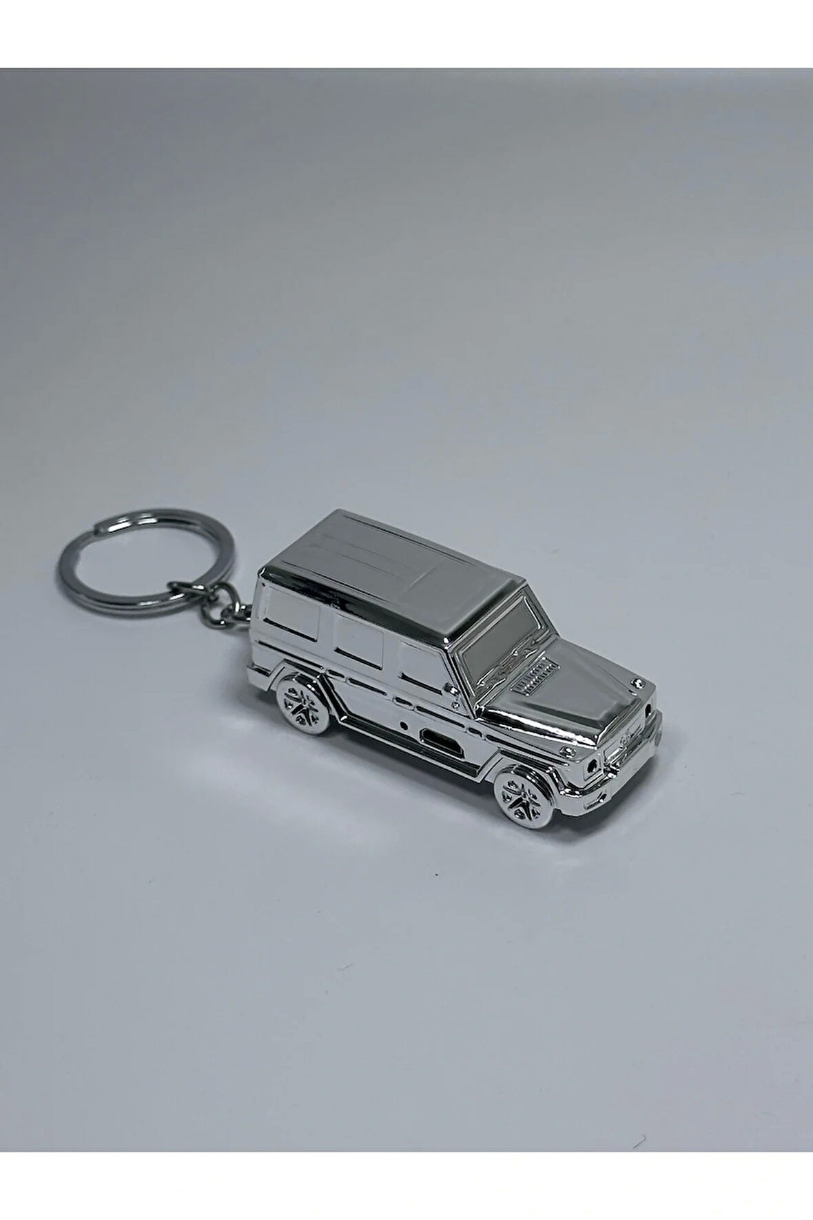 Şarjlı Araba Modeli Led Işıklı Anahtarlık Çakmak