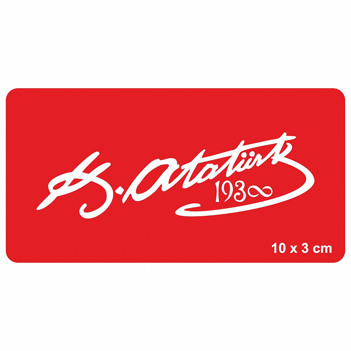 Atatürk İmzası-5 Tattoo Geçici Dövme Şablonları Kına Kalıpları