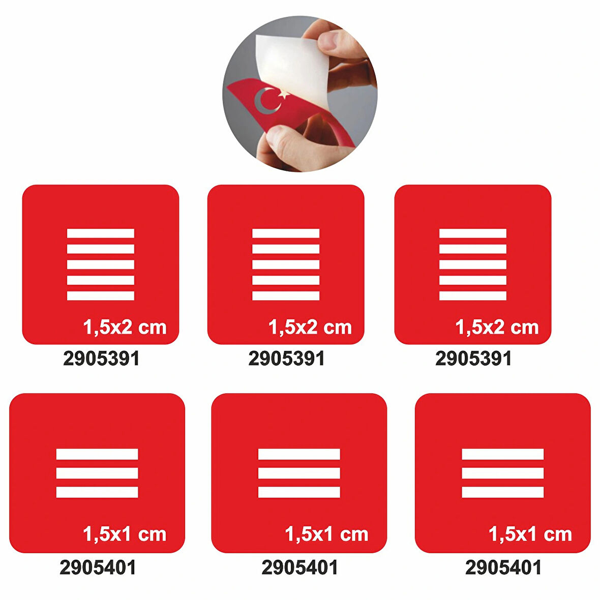 Parmak İçin Çizgi Deseni Set Geçici Dövme Kına Şablonu