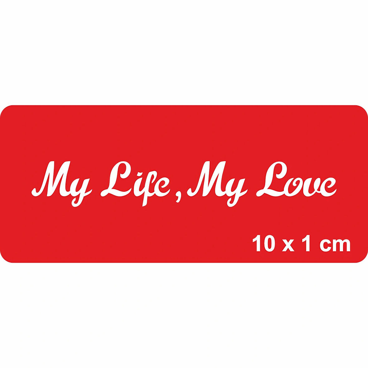 Benim Hayatım,Benim Aşkım! Tattoo Geçici Dövme Şablonları Kına Kalıpları