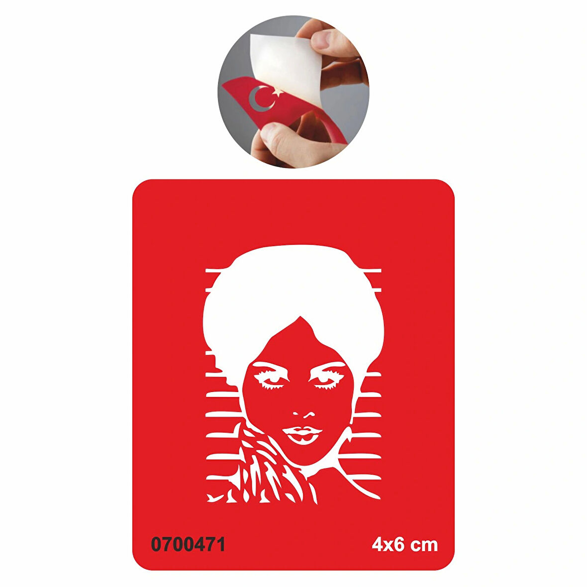 Güzel Kadın Tattoo Geçici Dövme Şablonları Kına Kalıpları