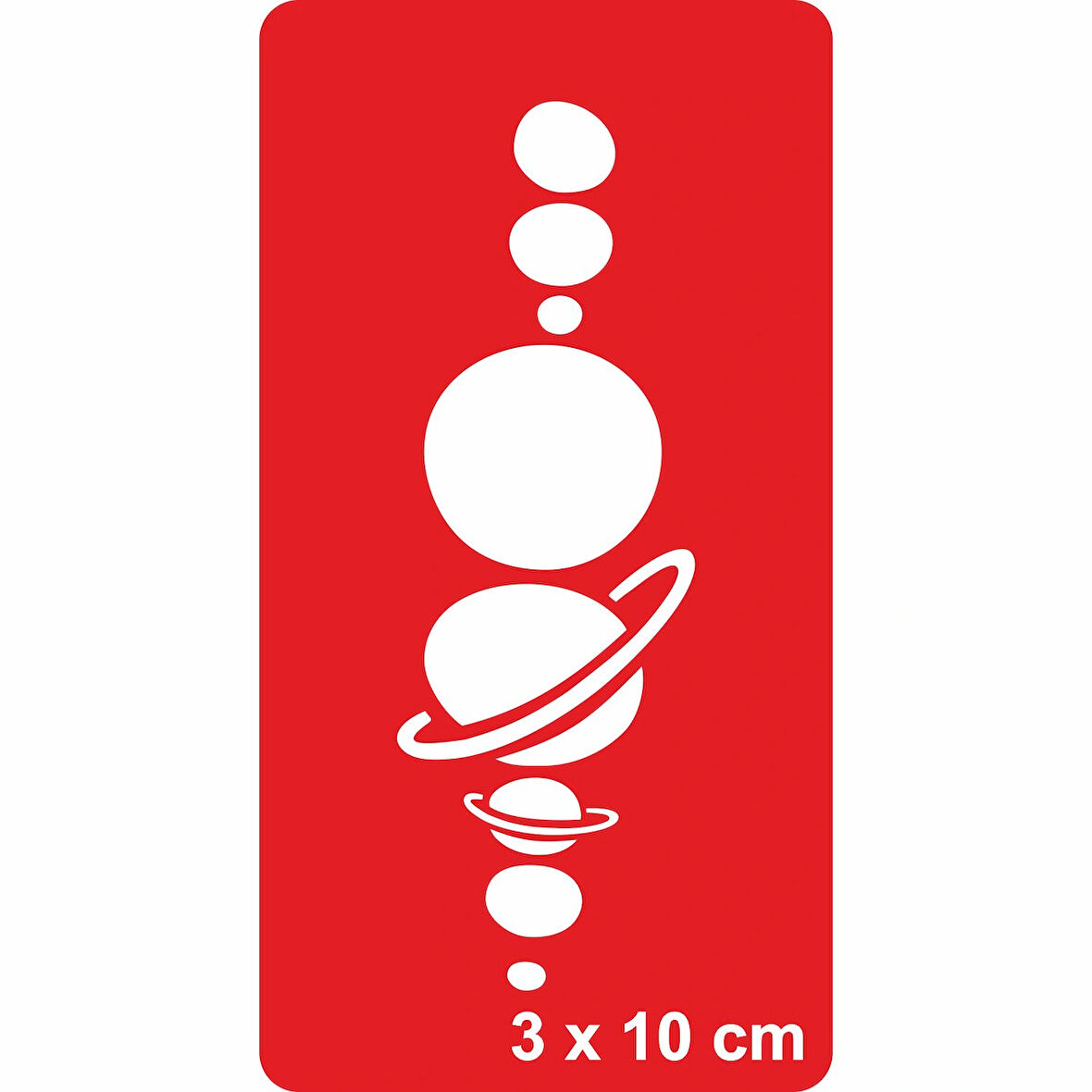 Gezegenler Alemi Tattoo Geçici Dövme Şablonları Kına Kalıpları