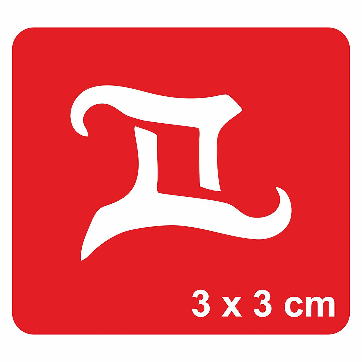 İkizler Burcu Tattoo Geçici Dövme Şablonları Kına Kalıpları