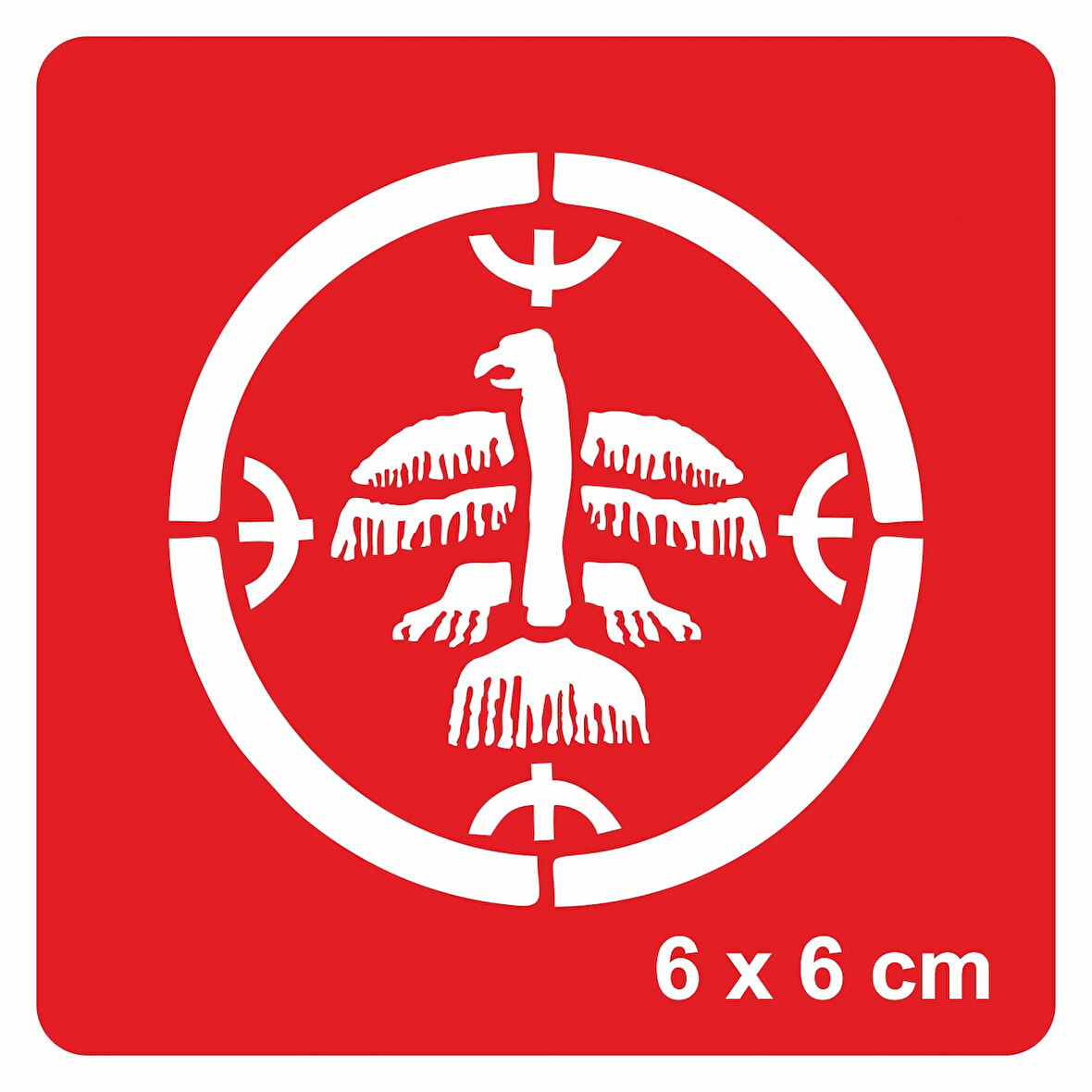 Şaman Davulu Tattoo Geçici Dövme Şablonları Kına Kalıpları