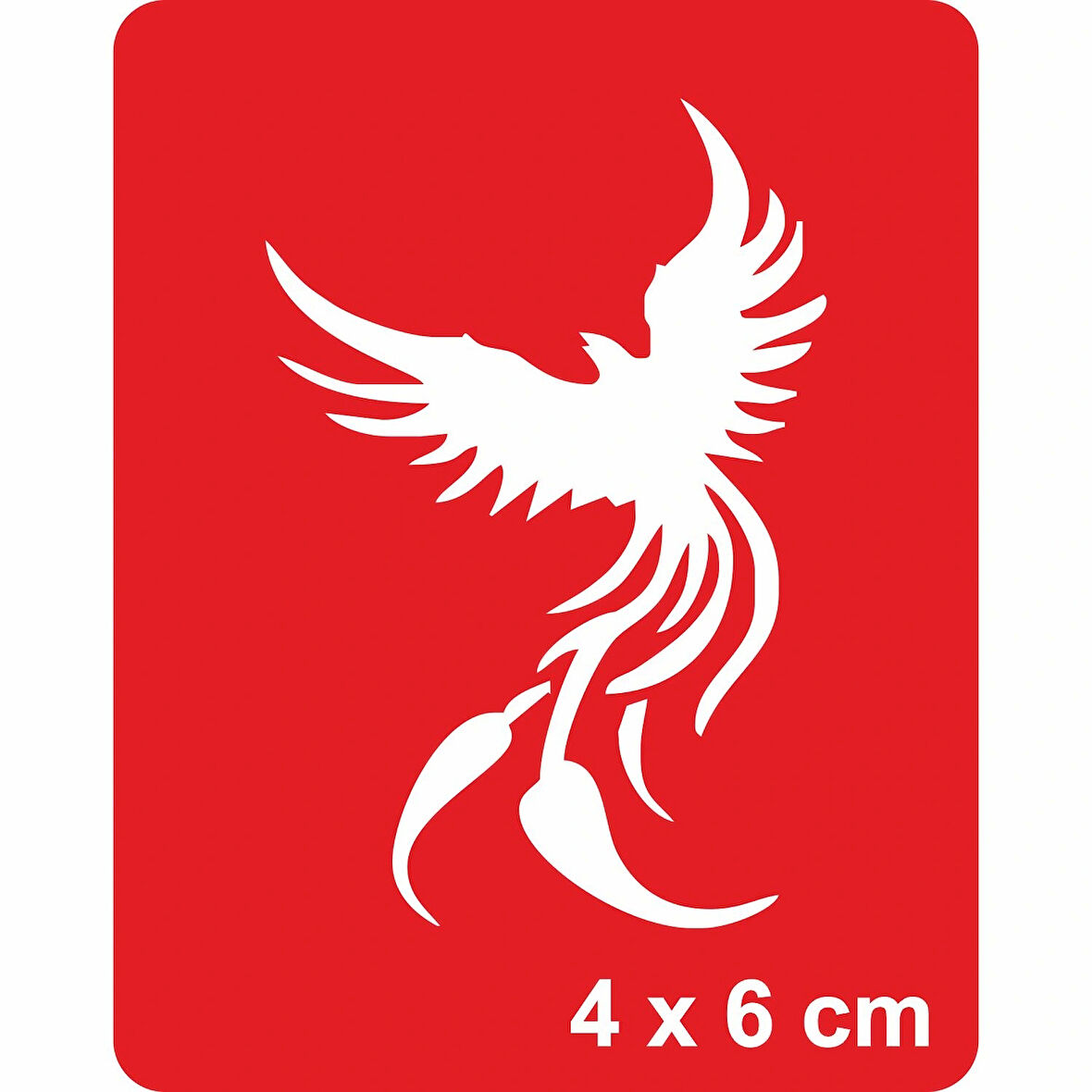 Zümrüd-ü Anka Tattoo Geçici Dövme Şablonları Kına Kalıpları