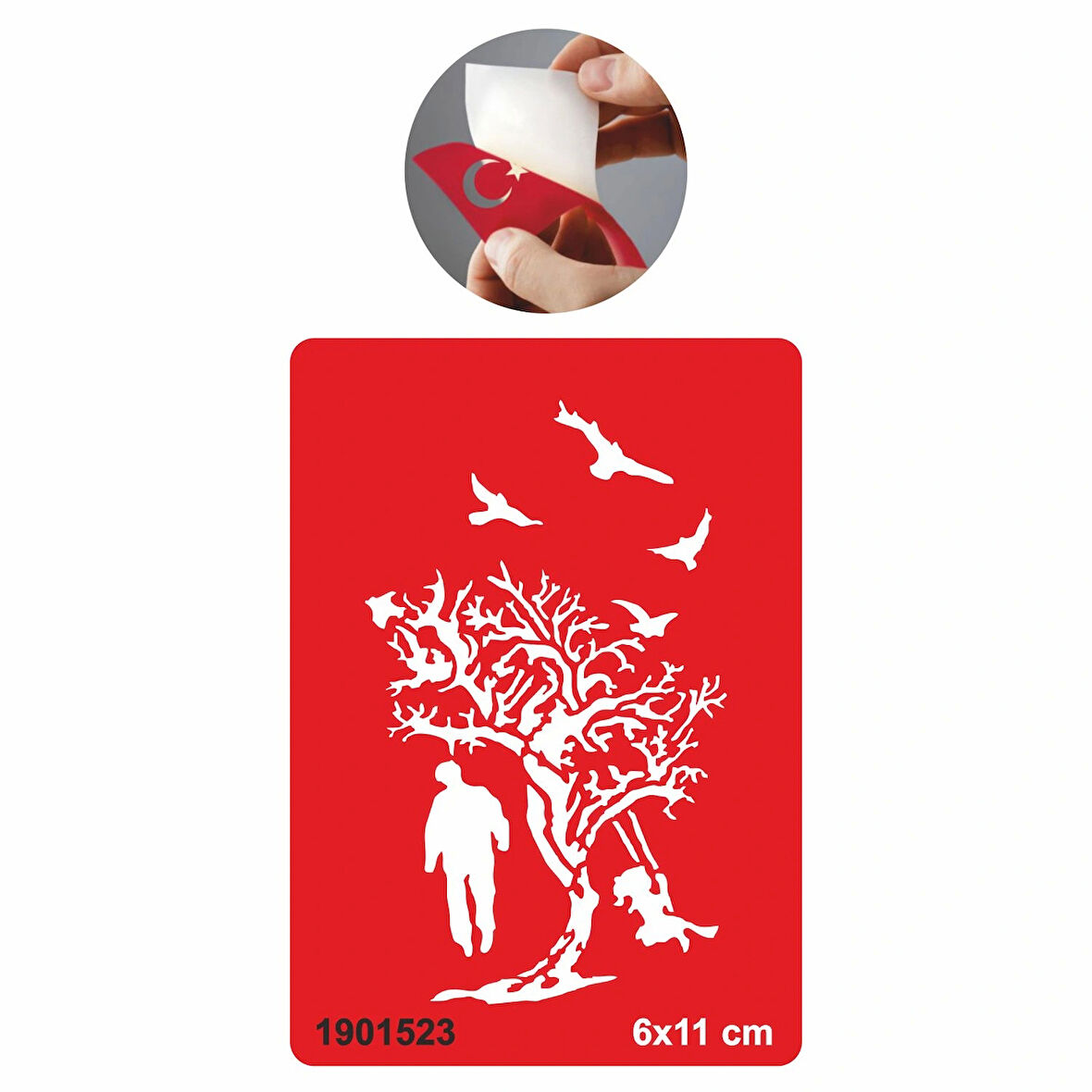 Yaşam Ve Ölüm Ağaç Tattoo Geçici Dövme Şablonları Kına Kalıpları