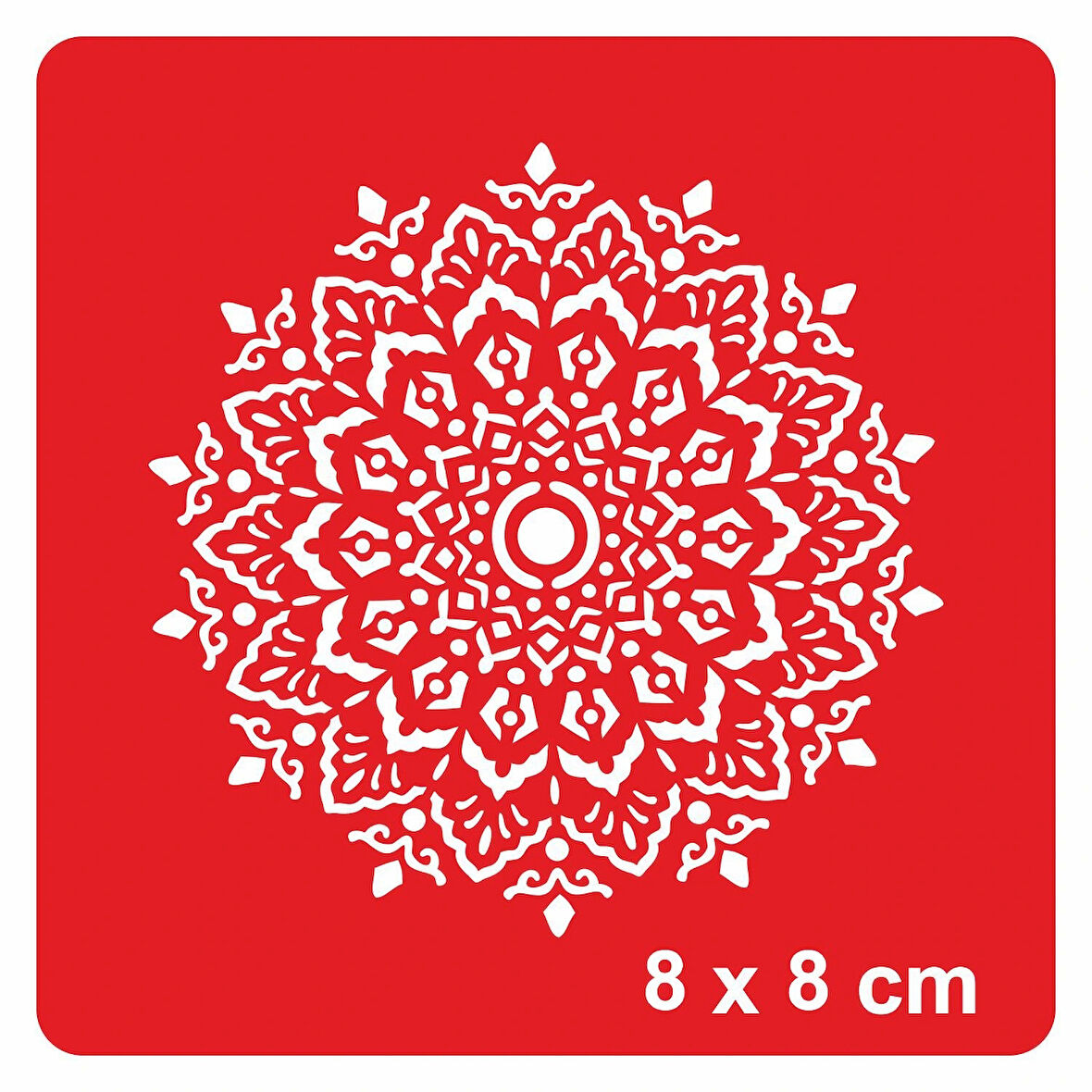 Mandala 355 Tattoo Geçici Dövme Şablonları Kına Kalıpları