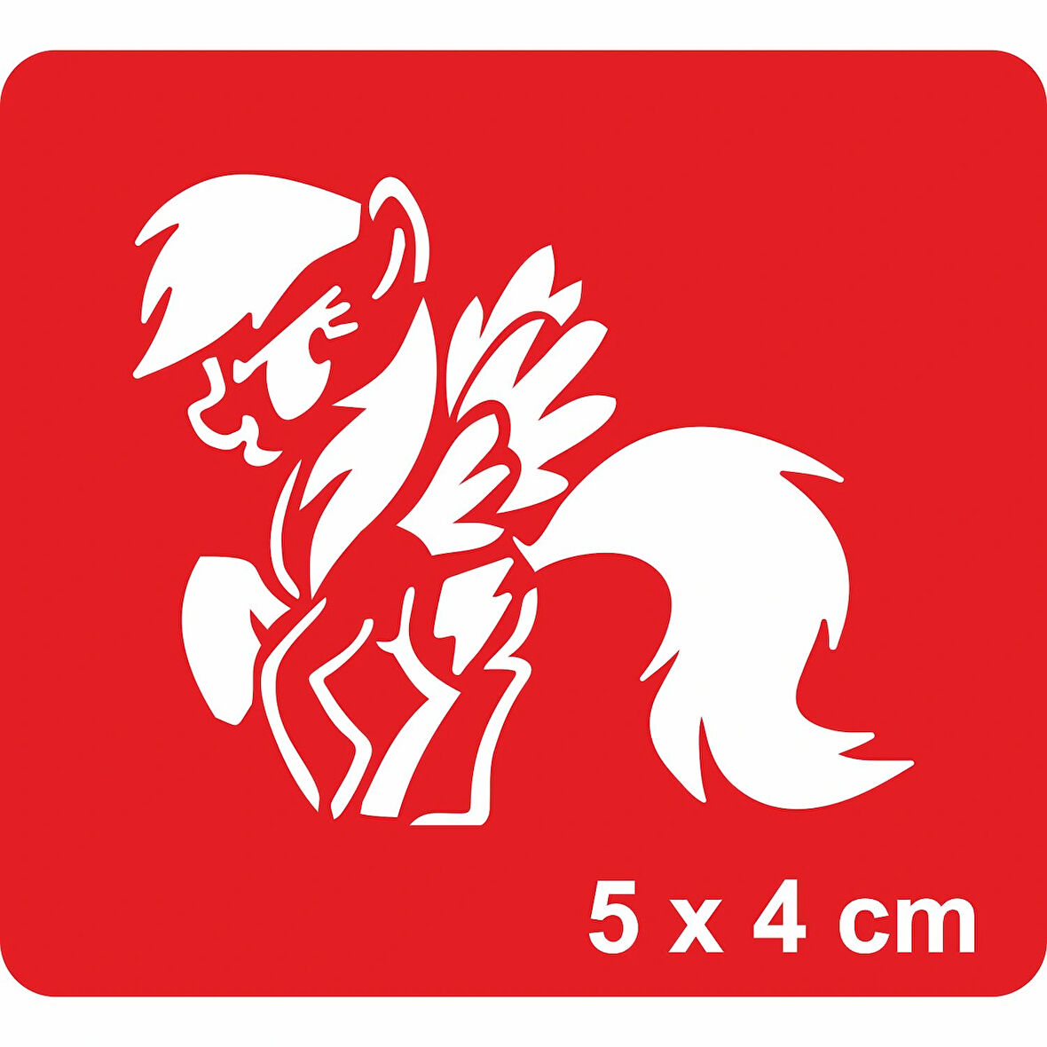 Küçük Midilli At Tattoo Geçici Dövme Şablonları Kına Kalıpları