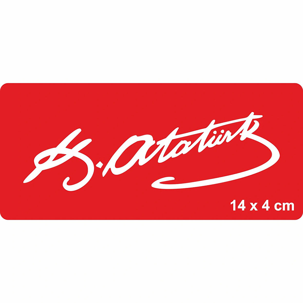 Atatürk İmzası-3 Tattoo Geçici Dövme Şablonları Kına Kalıpları