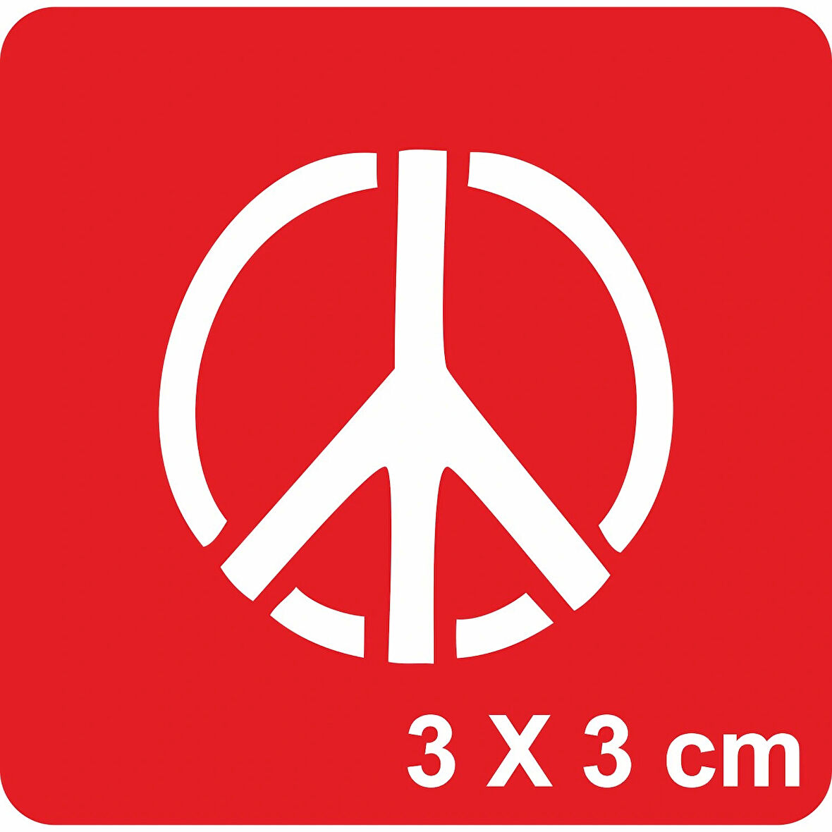 Dünyada Barış Minimal Tattoo Geçici Dövme Şablonları Kına Kalıpları