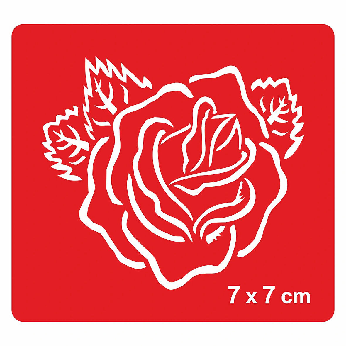 Gülü Birgün Seni Hergün Tattoo Geçici Dövme Şablonları Kına Kalıpları