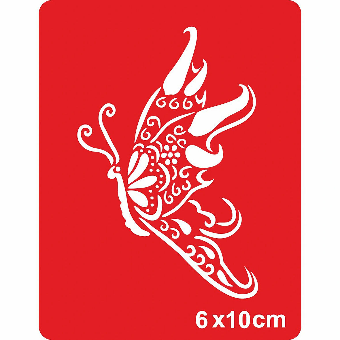 Uç Güzel Kelebeğim! Tattoo Geçici Dövme Şablonları Kına Kalıpları