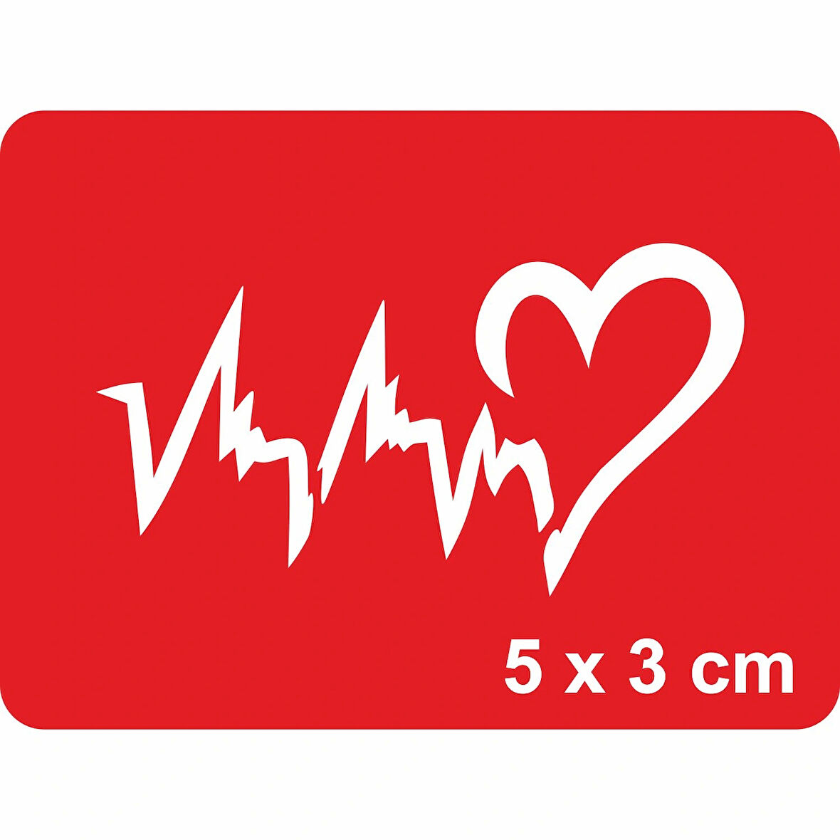 Kalp Ritmi Tattoo Geçici Dövme Şablonları Kına Kalıpları