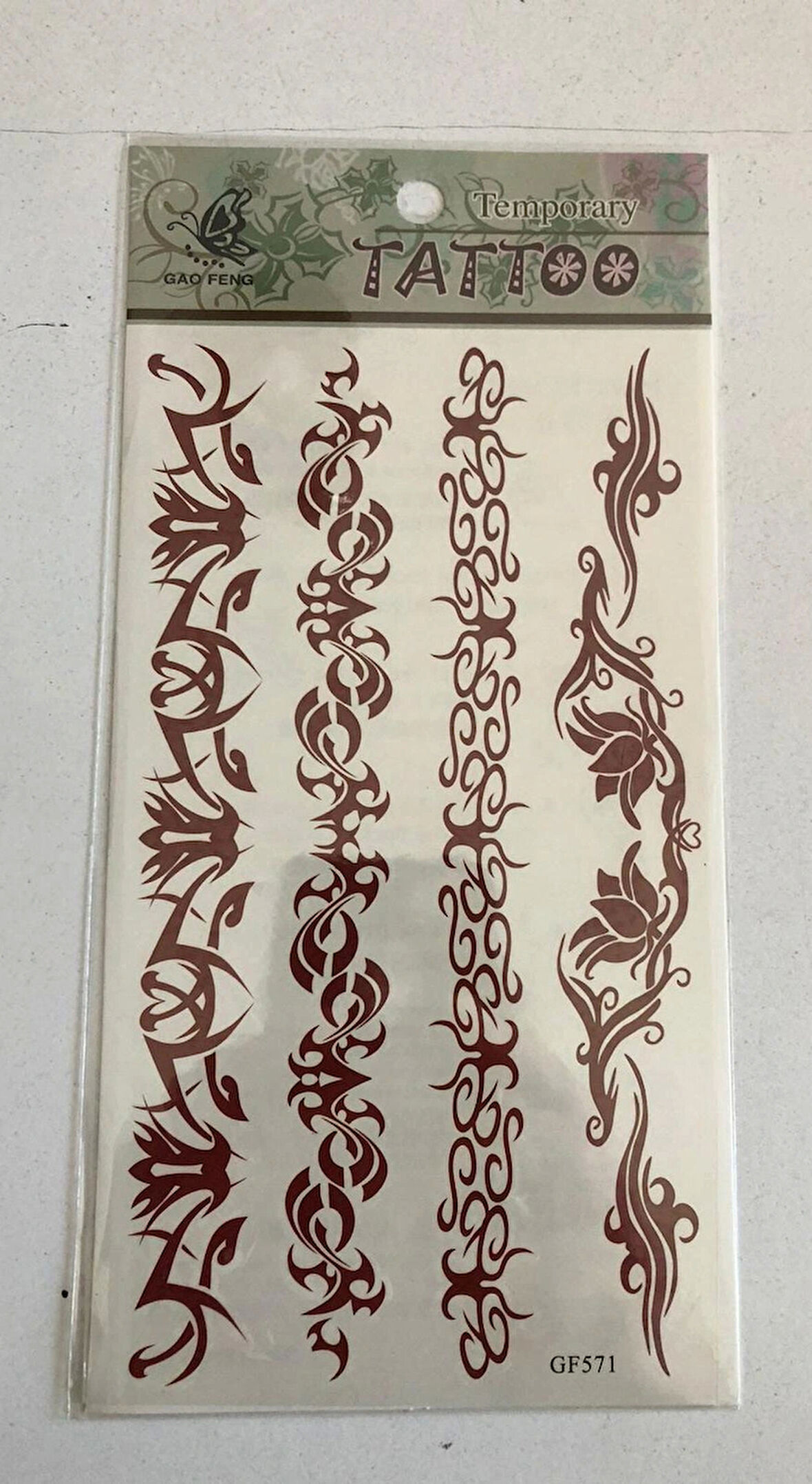 Yapıştırma Sticker Dövme Bel sırt Geçici Dövmesi